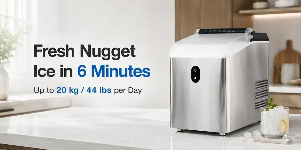 Nugget-Eis als Limonade