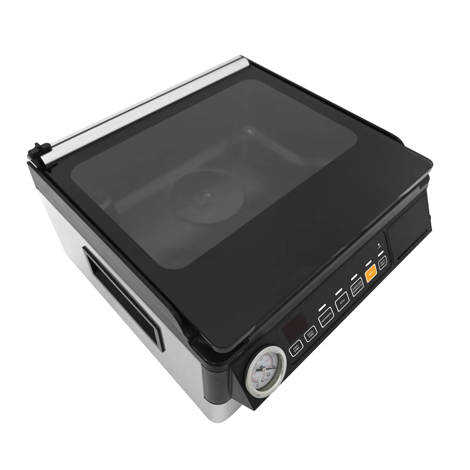 Vakuumverpackungsmaschine mit Datumsdrucker