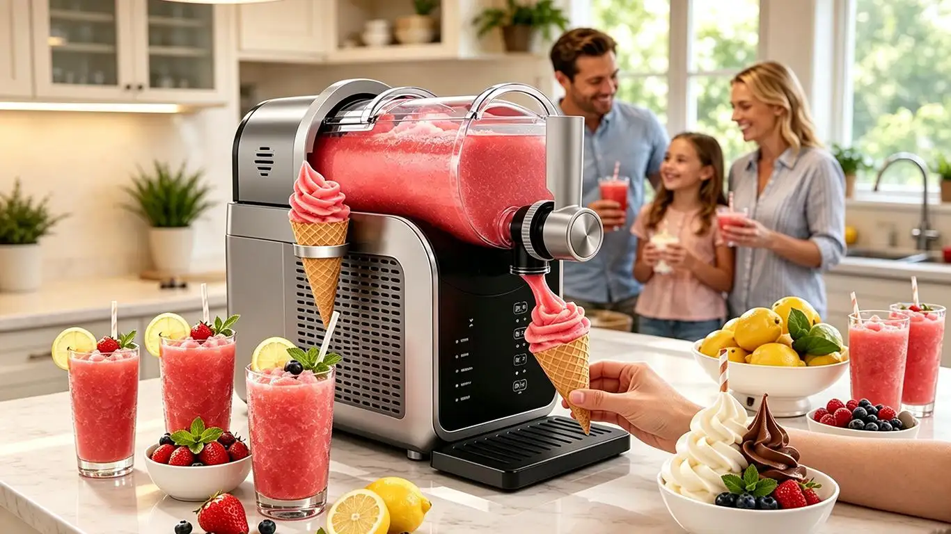 Was kann man in eine Slush Machine tun.